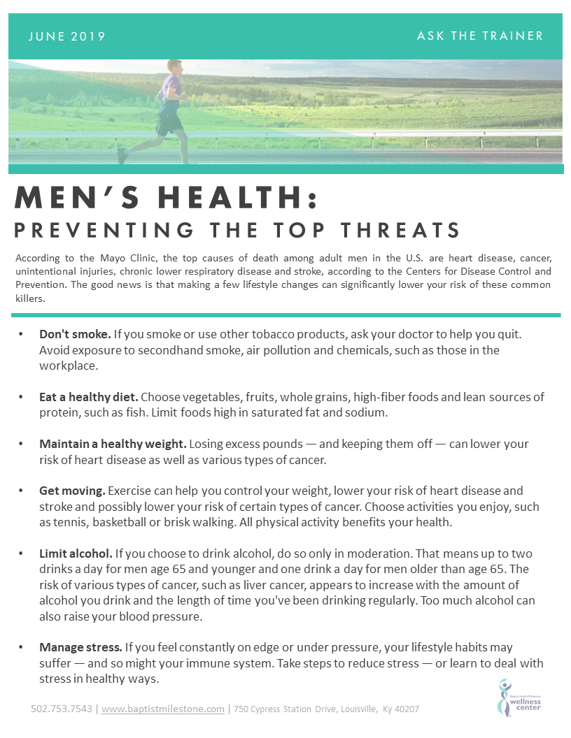 June 2019 Mens Health_Best Practices