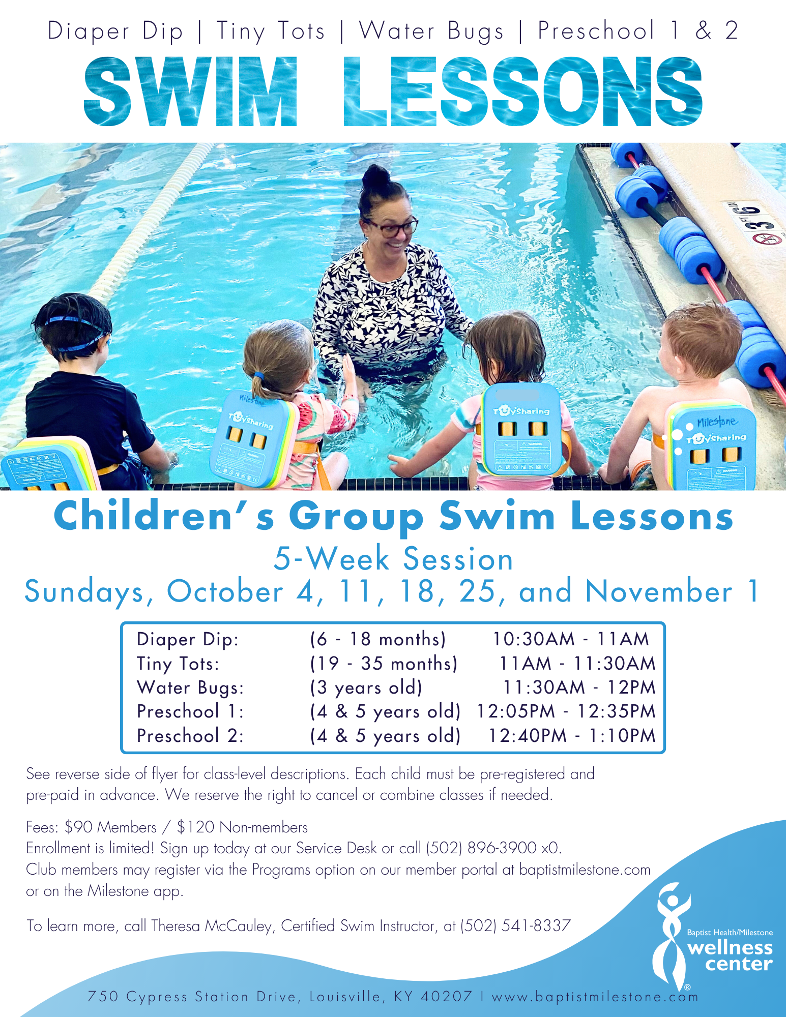 October Kids Swim 1