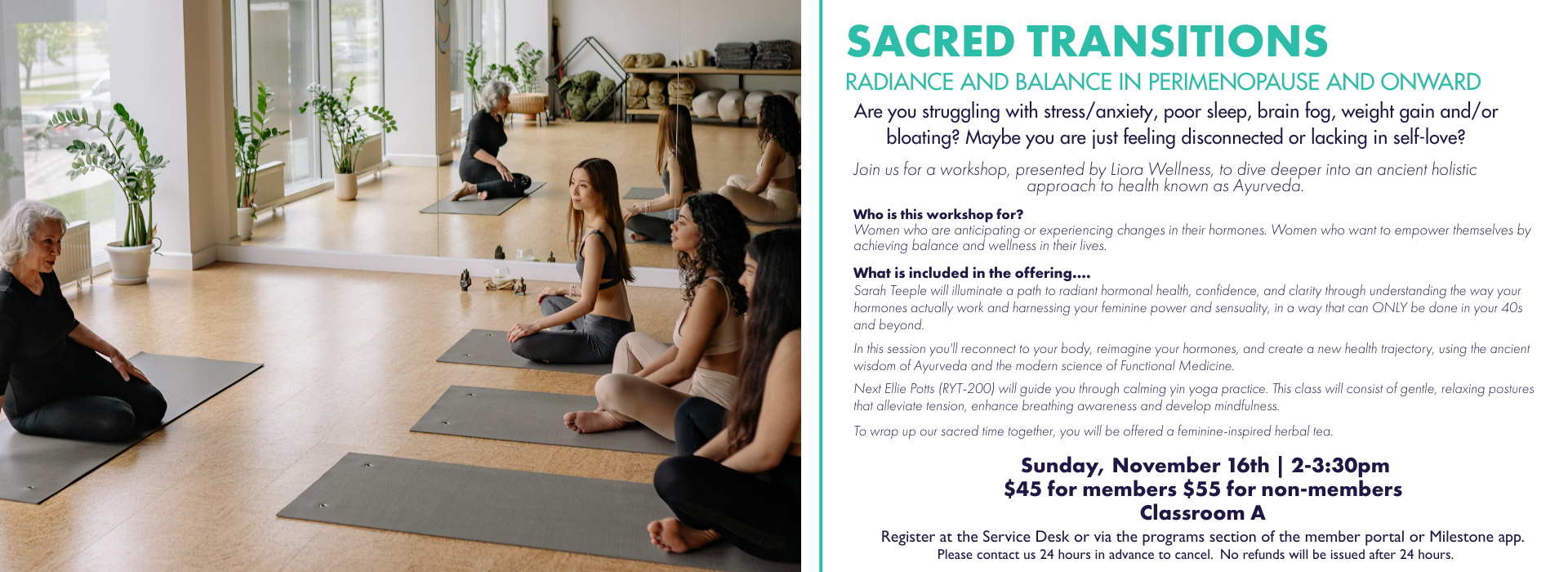 SACRED TRANSITIONS- events page